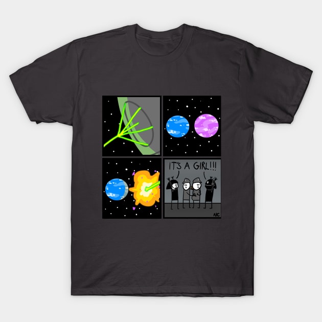 Space Superlaser T-Shirt by npgcole